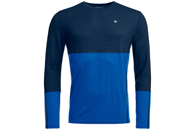 Triko s dlouhým rukávem ORTOVOX 185 Rock'N'Wool Deep Ocean