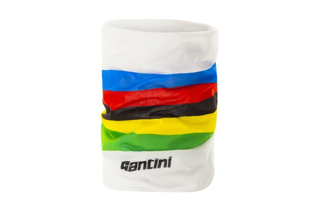 Nákrčník SANTINI UCI World Champion White