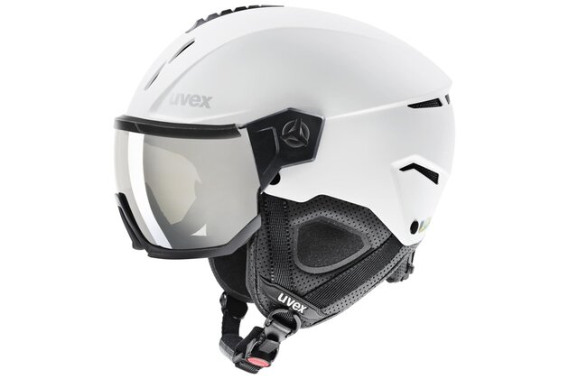 Přilba UVEX Instinct Visor White-black mat