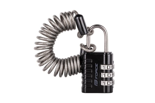 Zámek FORCE Small 2 120cm/3mm Black