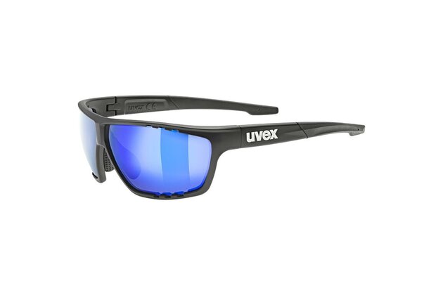 Brýle UVEX Sportstyle 706 Black Matt/Mirror Blue