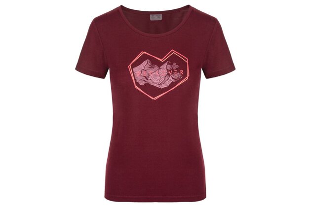 Dámské triko KILPI Garove Dark Red