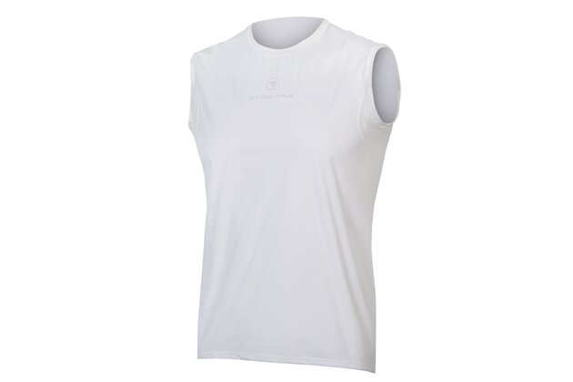 Spodní triko bez rukávů ENDURA Translite Windproof White