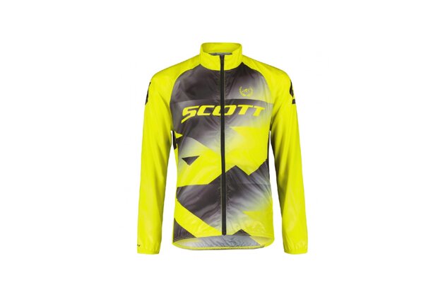 Dětská bunda SCOTT RC WB Black/Sulphur Yellow