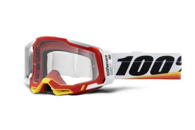 Brýle 100% Racecraft 2 Arsham Red/Clear Lens