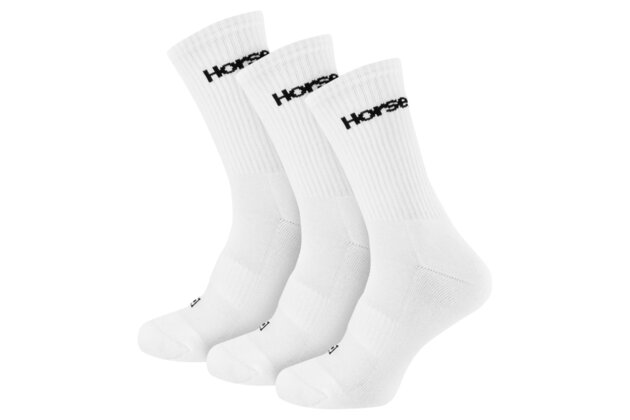 Ponožky HORSEFEATHERS Delete Premium (3 balení) White