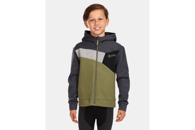 Dětská bavlněná mikina KILPI P Redab Green