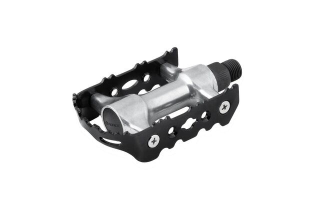 Pedály FORCE F 910 Al-Fe Black/Silver