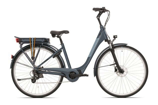 ROCK MACHINE Cityride e100 SD Silver Stahl/Blue Silver