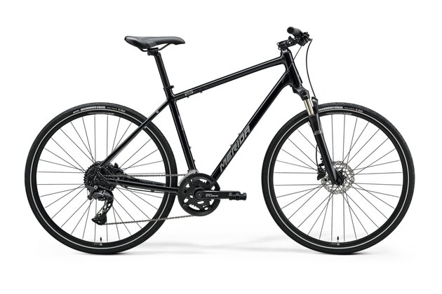 MERIDA Crossway 300 Glossy Black (Silver)