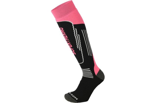 Dětské ponožky MICO SUPERTHERMO PRIMALOFT Black/Pink