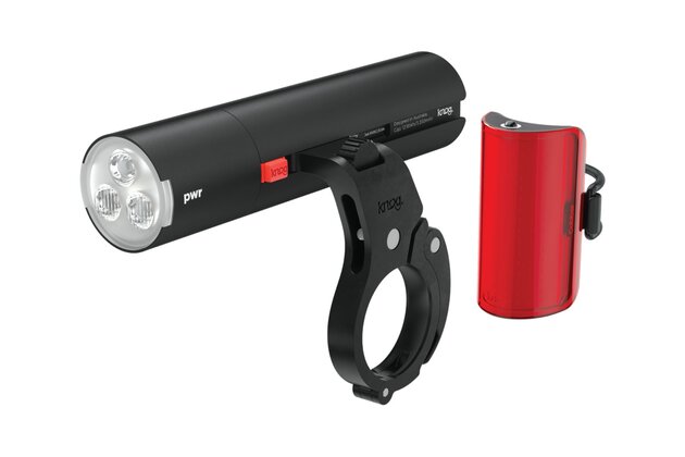 Sada světel KNOG PWR Road 700, Mid Cobber Rear & PWR Mount