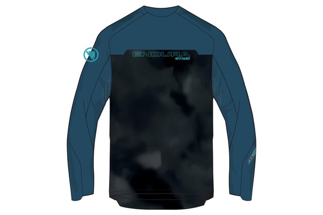 Dres s dlouhým rukávem ENDURA MT500 Burner Barra Blue