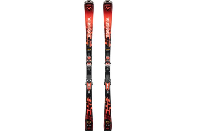 Lyže ROSSIGNOL HERO CARVE KONECT + NX 12 KONECT GW B80 BK HOT RED / RANPJ01+FCLCN03