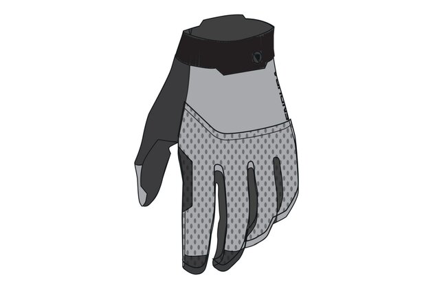 Dlouhoprsté rukavice ENDURA Loop Dreich Grey