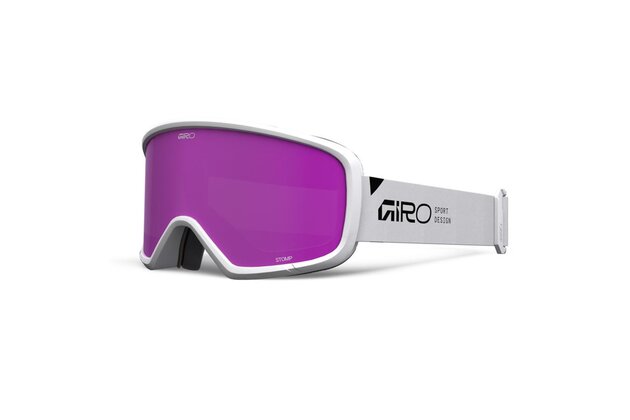 Brýle GIRO Stomp White Wordmark-Amber Pink