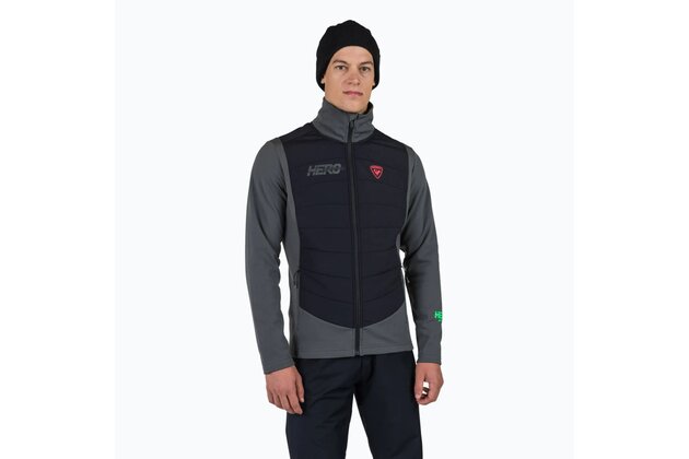 Bunda ROSSIGNOL HERO CLASSIQUE HYBRID FULL-ZIP Grey