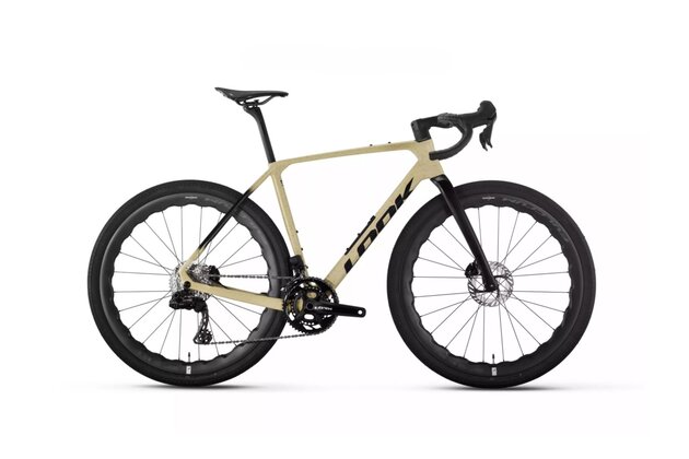 LOOK G85 Speckled Sand/Black Shimano GRX Di2 2X12 Fulcrum Soniq