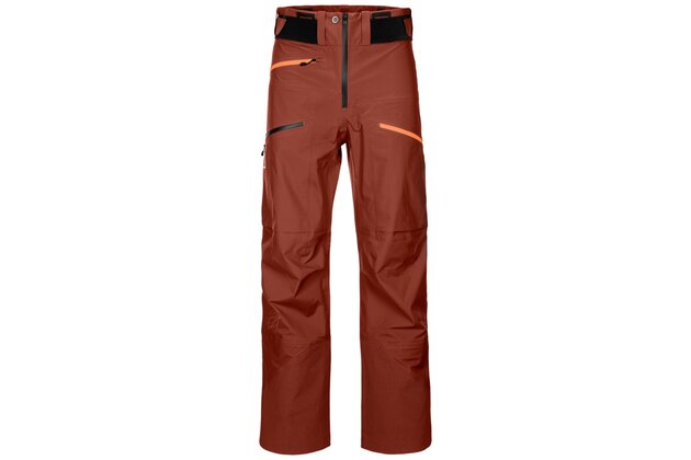 Kalhoty ORTOVOX 3L Deep Shell Clay Orange