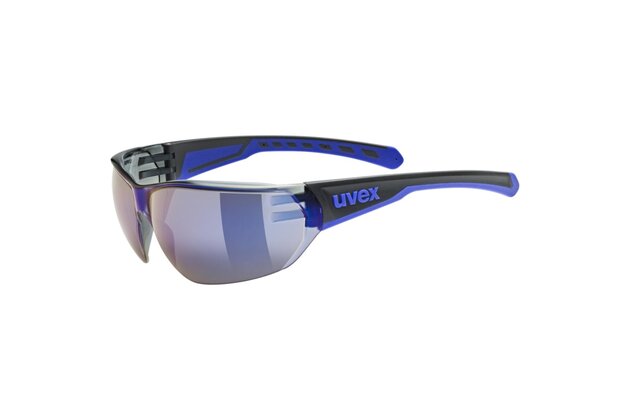 Brýle UVEX Equate Black-Blue Matt/Mirror Blue