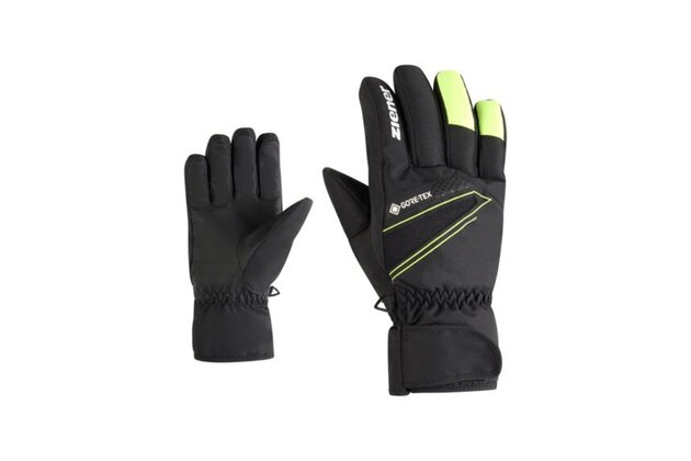 Rukavice ZIENER GUNAR-Z GTX glove man black.poison yellow