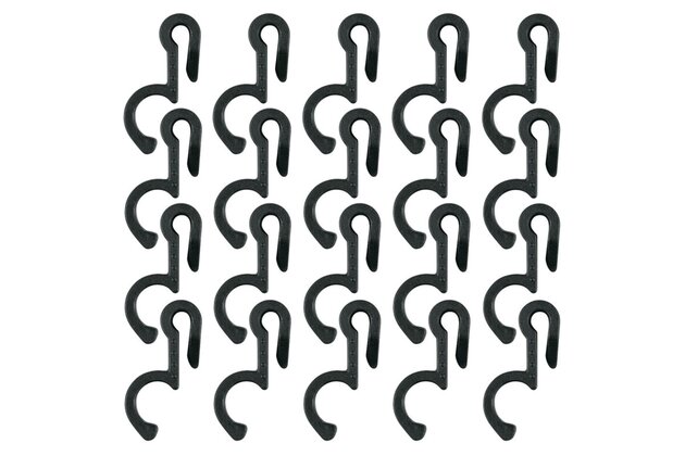 Náhradní díly pro blatníky SKS Sada klipů pro kabeláž/Cabel channel clips (20 pcs)