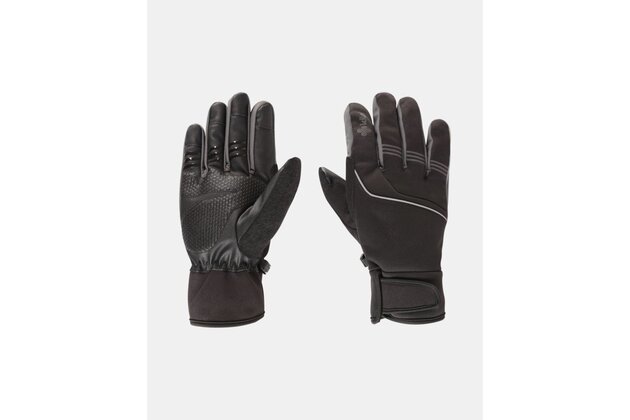 Softshellové zateplené rukavice KILPI Cinqo Black