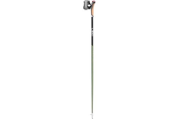 Nordic walking hole LEKI Flash Carbon, Green Metallic