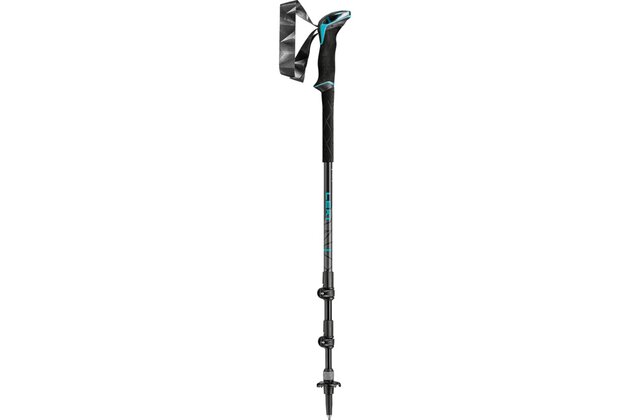 Trekingové hole LEKI Makalu Lite AS Black-Dark Anthracite-Petrol 100-135 cm
