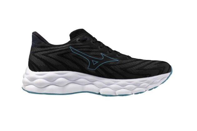 Běžecké boty Mizuno WAVE SKY 8 Black Black Enamel Blue