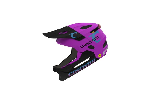Dětská helma CRATONI MadCat MIPS Pink/Black Matt