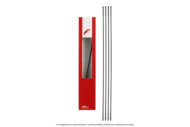 Náhradní špice FULCRUM Rapid Red 3 Front left / Rear right 295,5 mm (4pcs+niples)