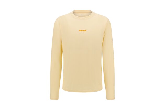 Triko s dlouhým rukávem SANTINI Brand Cream