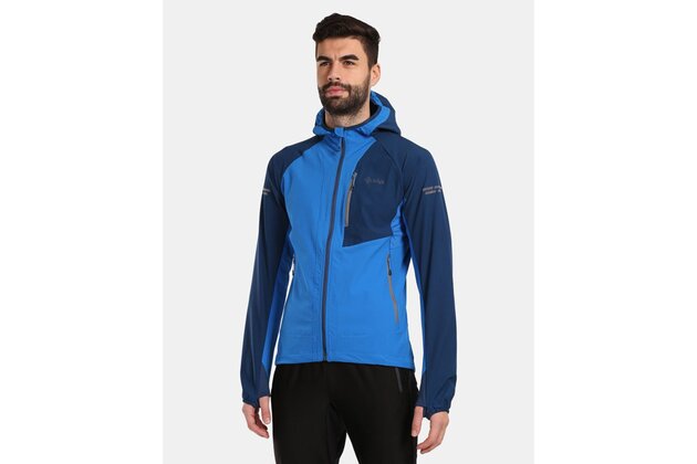 Softshellová běžecká bunda KILPI Baleo Blue Softshellová běžecká bunda KILPI Baleo Blue