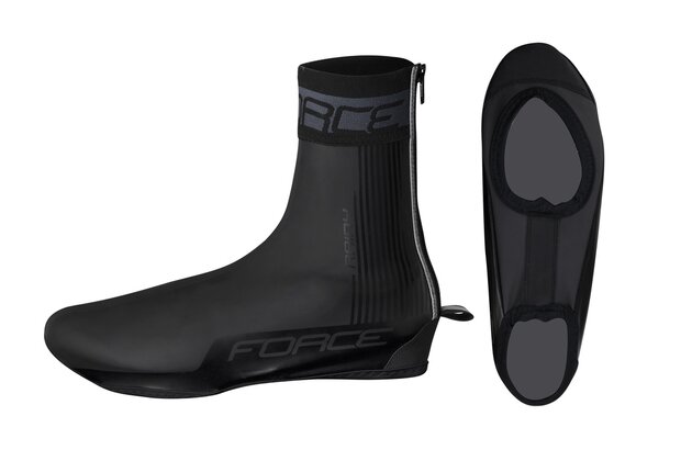 Návleky na tretry FORCE F Rainy Road Black