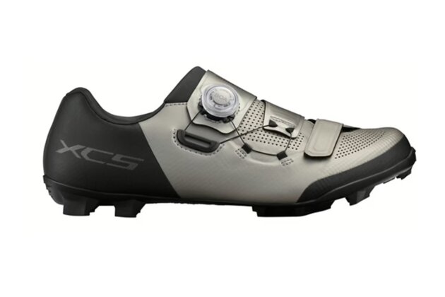 Tretry SHIMANO SH-XC502 Wide Silver