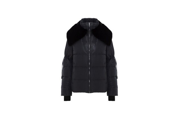 Dámská bunda COLMAR Ladies Down Jacket+Fur 2896F Black -XL