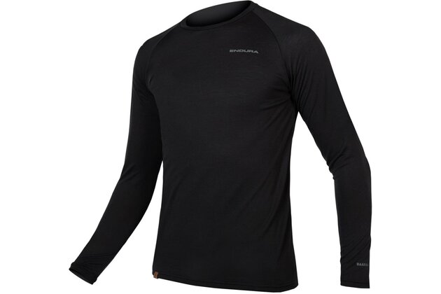Triko s dlouhým rukávem ENDURA BaaBaa Merino Black