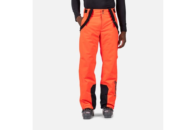 Lyžařské kalhoty ROSSIGNOL HERO BLACKSIDE INSULATED PANT-NEON RED