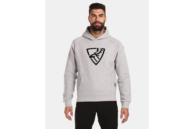 Bavlněná mikina KILPI Fjela Light Grey