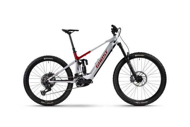 GHOST E-Riot CF Advanced Rebel Red/Misty Grey Glossy