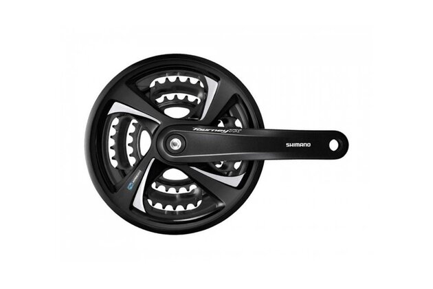 Kliky SHIMANO Tourney FC-TX801 Black 42/32/22z s krytem