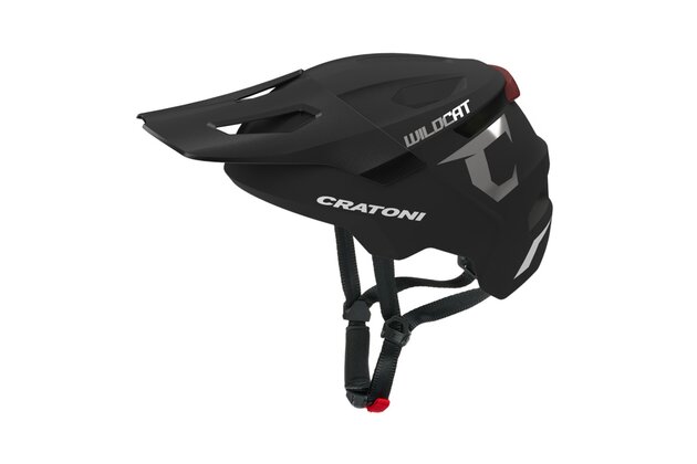 Dětská helma CRATONI WildCat LED Black Matt