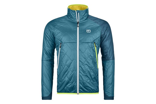 Bunda ORTOVOX Swisswool Piz Vial Mountain Blue
