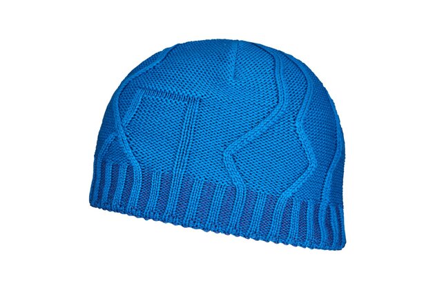 Čepice ORTOVOX Merino Tangram Knit Mountain Blue