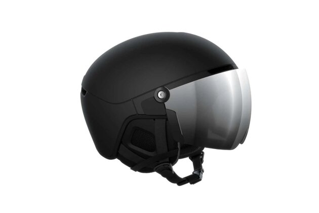 Přilba POC Obex Visor Uranium Black Matt/Clarity Universal/Partly Sunny/Silver