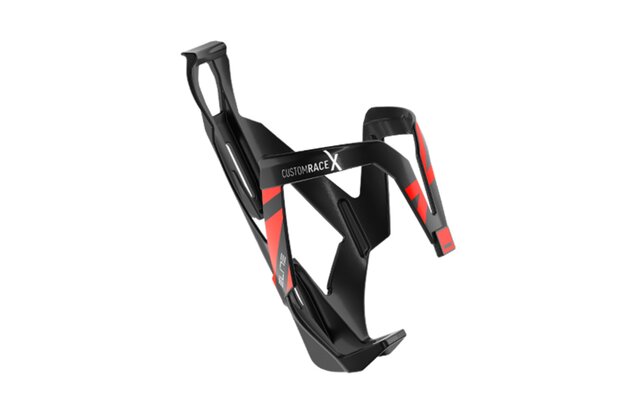 Košík na láhev ELITE Custom Race X Glossy Black/Red