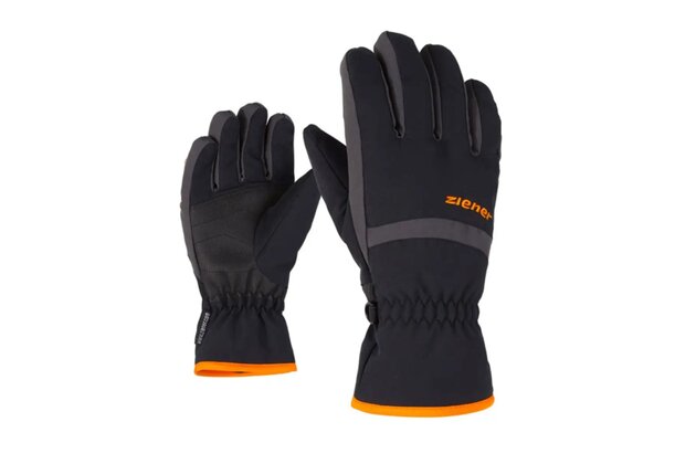 Dětské rukavice ZIENER Lejano AS Black