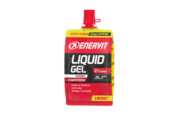 ENERVIT Liquid Gel Competition s kofeinem Citrus