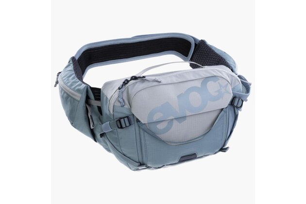 Ledvinka EVOC Hip Pack Pro 3 + Hydration Bladder 1,5l Stone/Steel